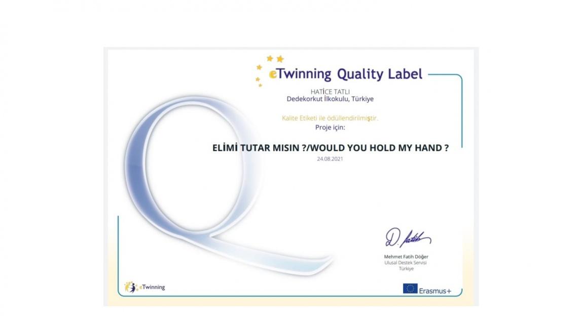 Hatice TATLI ve 4-D öğrencileri e-Twinning sertifikalarını aldılar.
